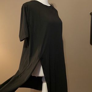 Shein Shark Bite Hem Shirt ✨